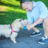 Outdoor Dog Water Bottle Portable Pet Water Bottle Leakproof Puppy Water Dispenser One-Handed Operation Lightweight Dog Travel Water Bottle for Outdoo