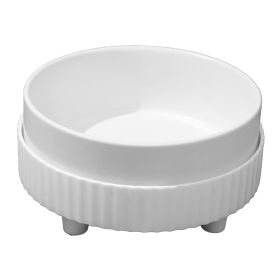Heated Water Bowl For Dogs And Cats Ceramic Heated Pet Water Bowl Food Warmer USB Powered Thermal Pet Bowl Provide Fresh Non Freezing Drinkable Water (Option: 1Bowl)
